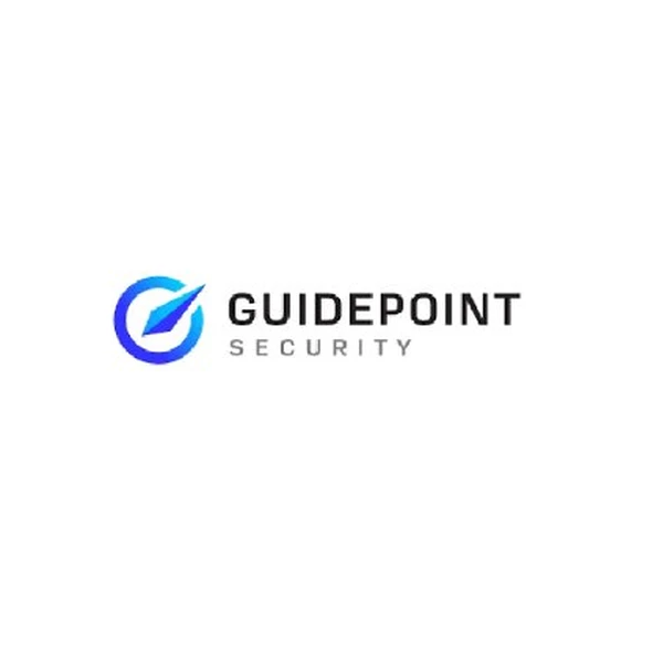 GuidePoint Security logo with blue circular icon and company name