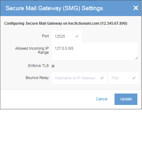 Anwendungsintegration | Sicheres Mail-Gateway
