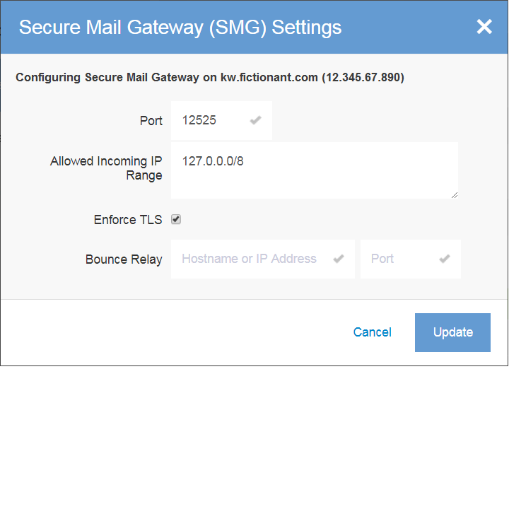 Anwendungsintegration - Sicheres Mail-Gateway