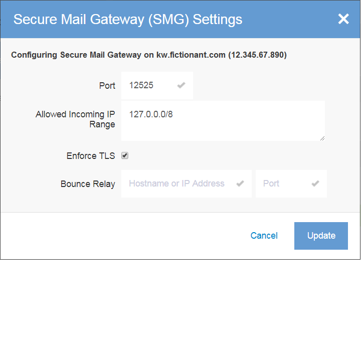 Anwendungsintegration | Sicheres Mail-Gateway Anwendungsintegration - Sicheres Mail-Gateway
