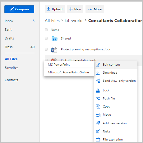 secure file collaboration kiteworks
