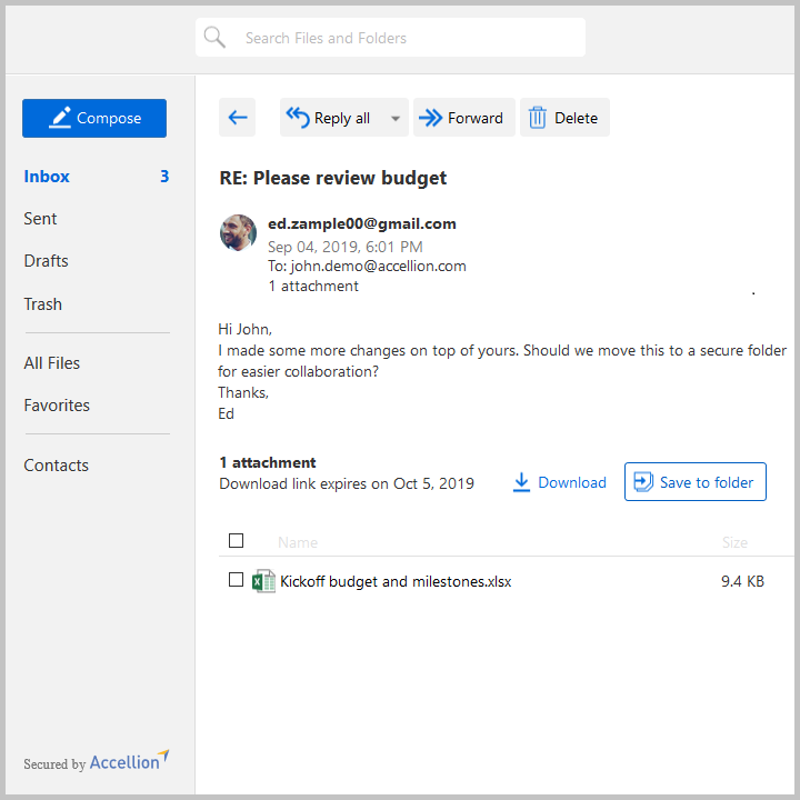 Email | Secure Collaboration Email | Secure Collaboration