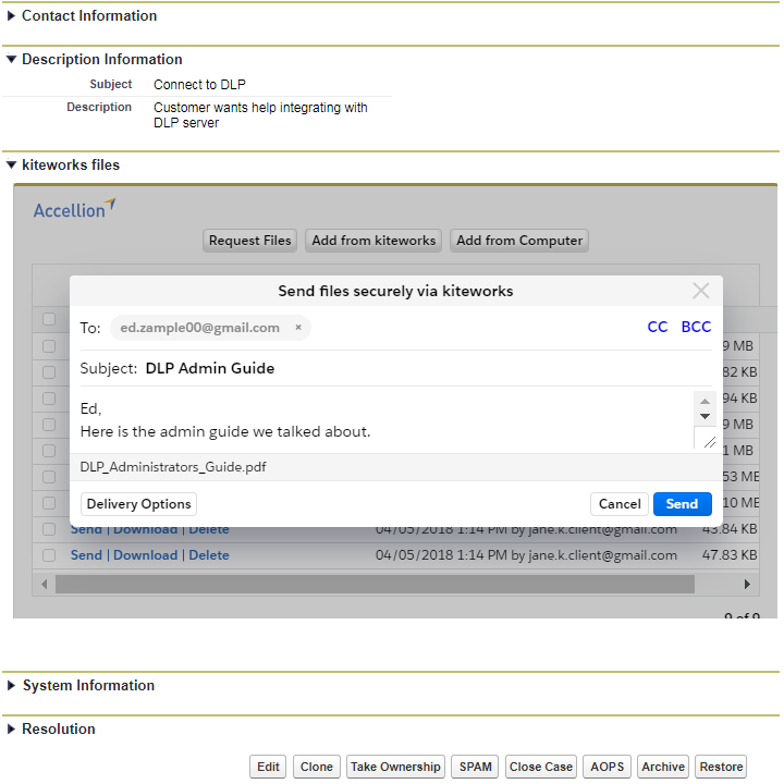 Embedded in Salesforce - Secure Salesforce File Sharing