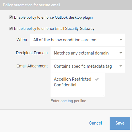 Email Policy Automation Email Policy Automation