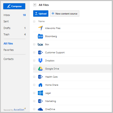 Connections | Secure MFT Server