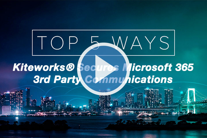 Top 5 Ways Kiteworks Secures Microsoft 365 3rd Party Communications
