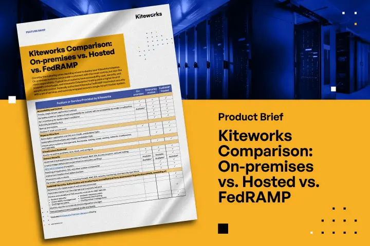 Kiteworks Comparison On-Premises vs Hosted vs Fedramp