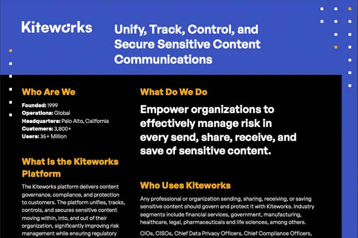 Brochure - About Kiteworks