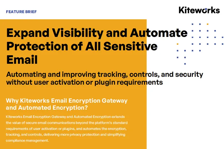 Expand Visibility and Automate Protection of All Sensitive Email