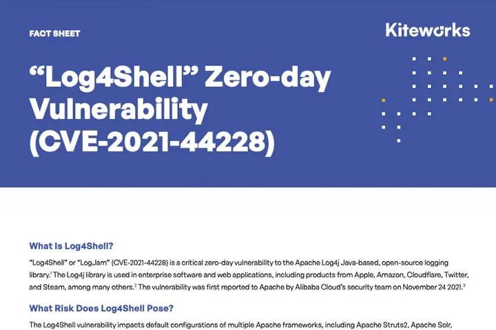 Log4Shell Zero-day Vulnerability