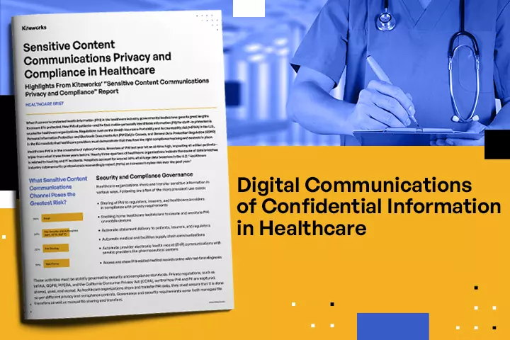 Sensitive Content Communications Privacy and Compliance in Healthcare