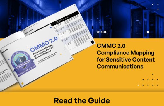 CMMC 2.0 Compliance Mapping for Sensitive Content Communications