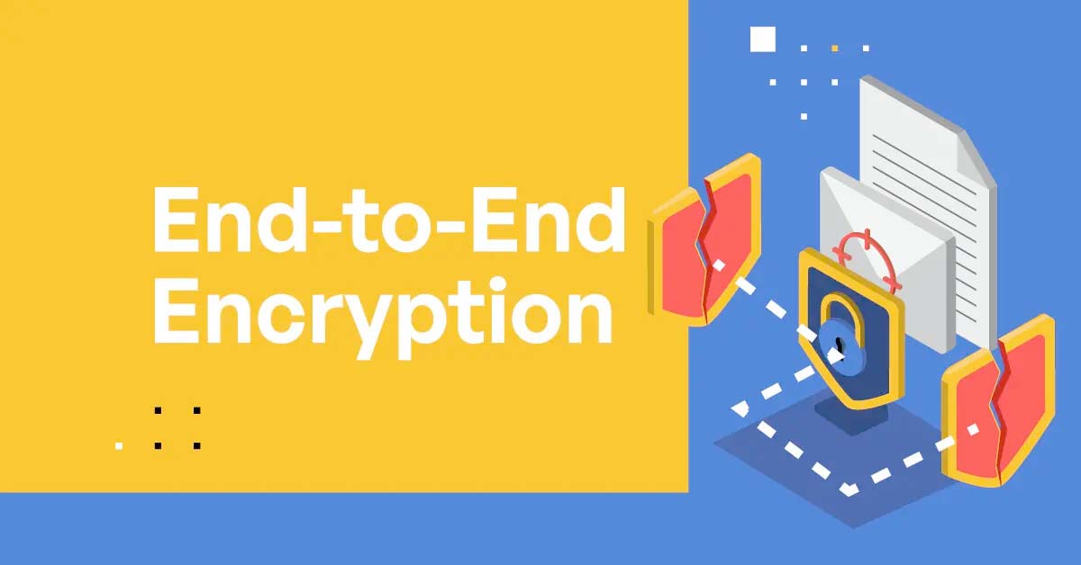 What is end-to-end encryption and how does it work?