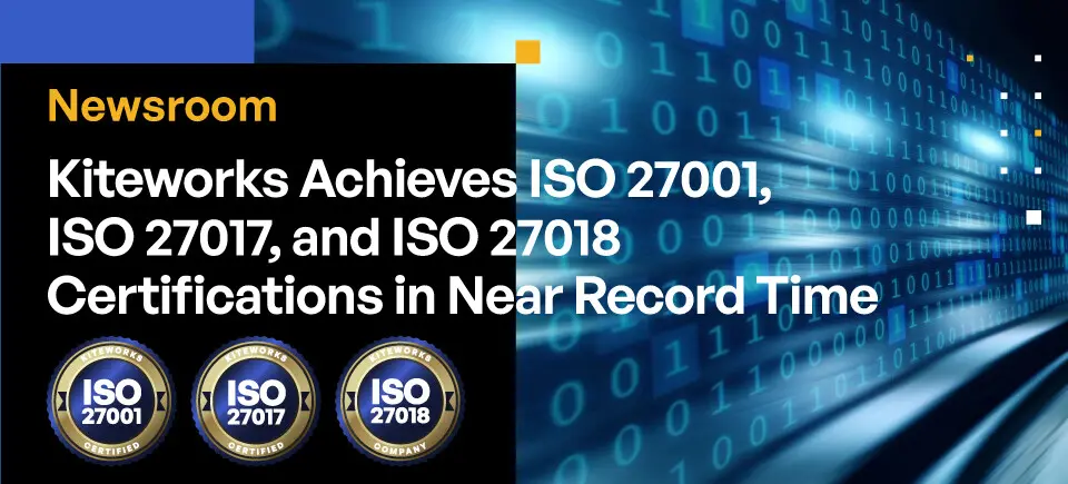 Kiteworks Achieves ISO 27001, ISO 27017, and ISO 27018 Certifications in Near Record Time