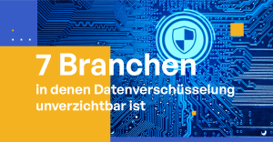7 Industriezweige, die Datenverschlüsselung benötigen