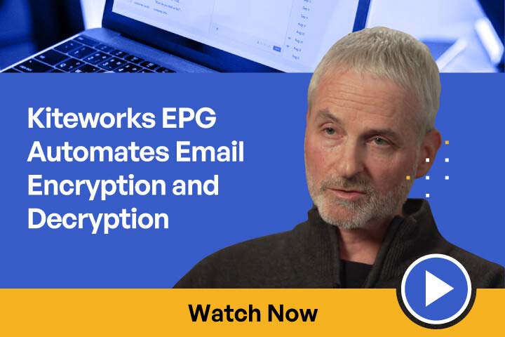 Kiteworks Email Protection Gateway (EPG) Automates Email Encryption and Decryption