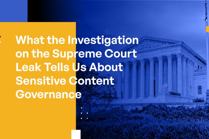 Investigayttion on the Supreme Court Leak