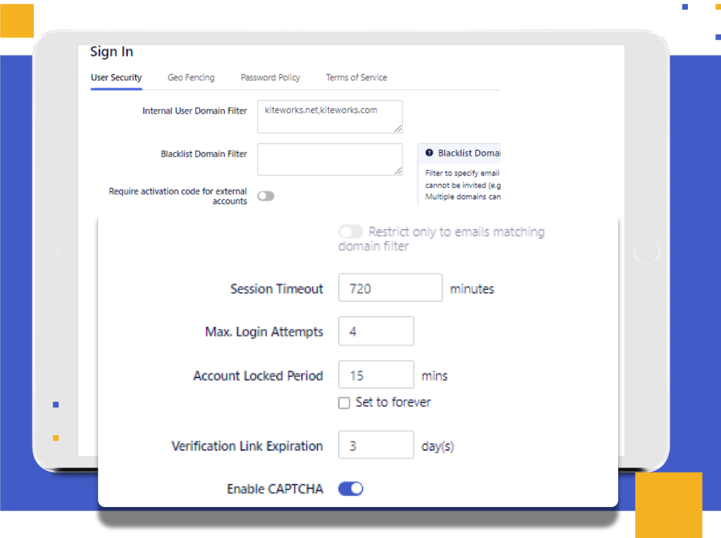 Granular Policy Controls