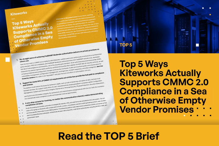 Top 5 Ways Kiteworks Actually Supports CMMC 2.0 Compliance in a Sea of Otherwise Empty Vendor Promises