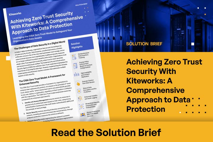 Achieving Zero Trust Security With Kiteworks: A Comprehensive Approach to Data Protection