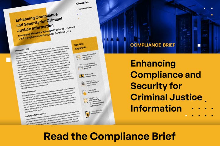 Enhancing Compliance and Security for Criminal Justice Information