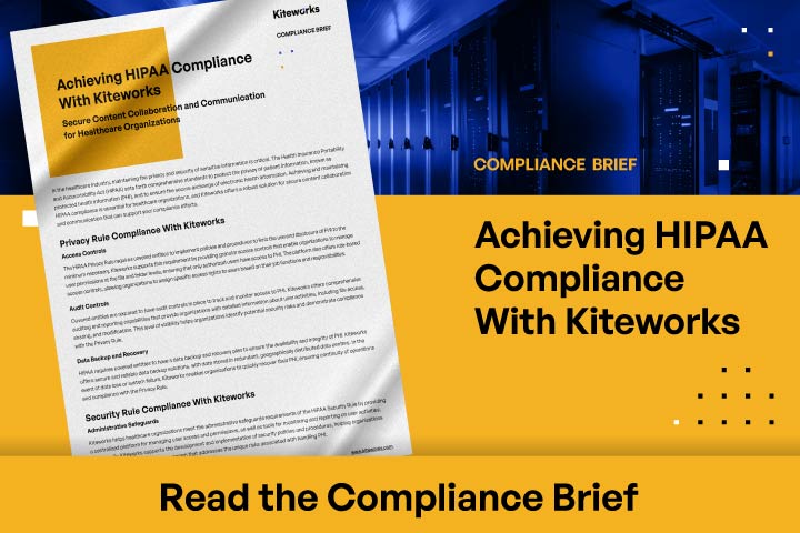 Achieving HIPAA Compliance With Kiteworks