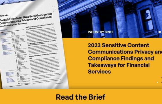 Financial Services: 2023 Sensitive Content Communications Privacy and Compliance