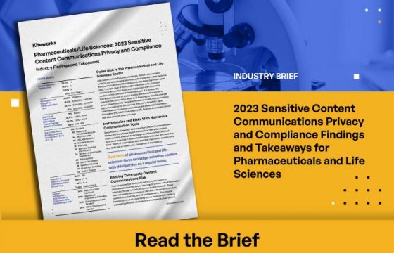 Pharmaceuticals/Life Sciences: 2023 Sensitive Content Communications Privacy and Compliance