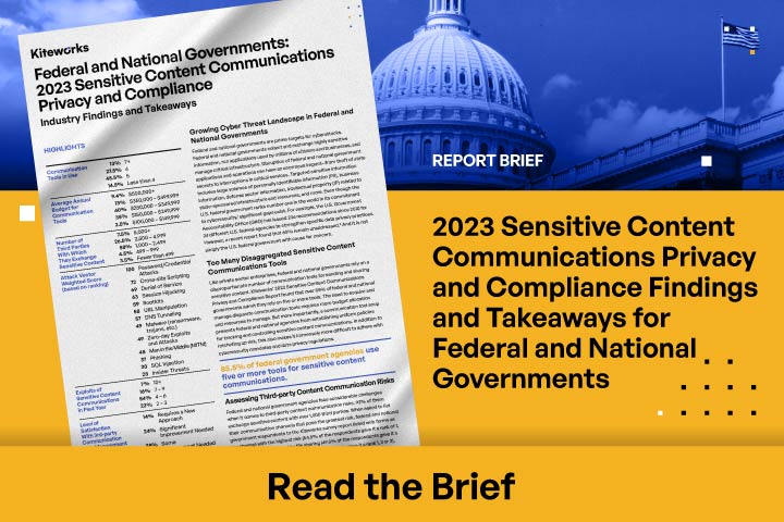 Federal and National Governments: 2023 Sensitive Content Communications Privacy and Compliance