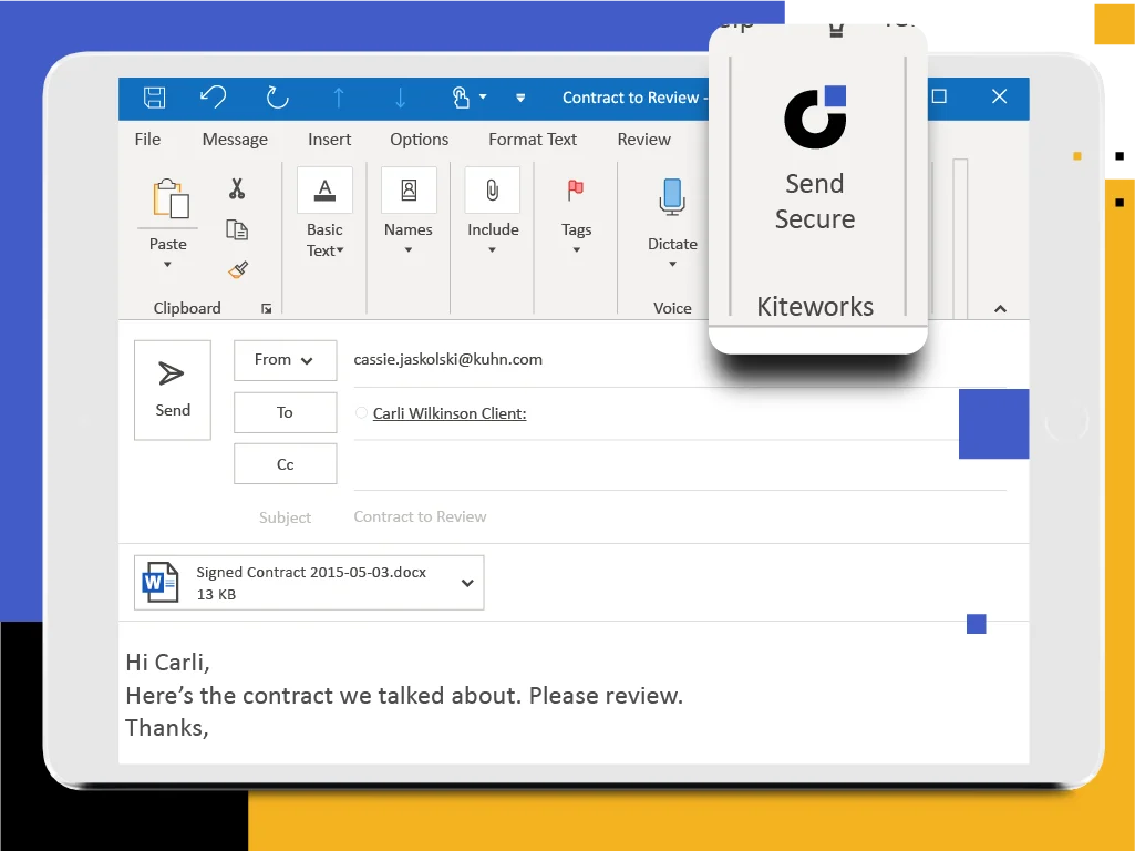 Make Microsoft Outlook Security Easy