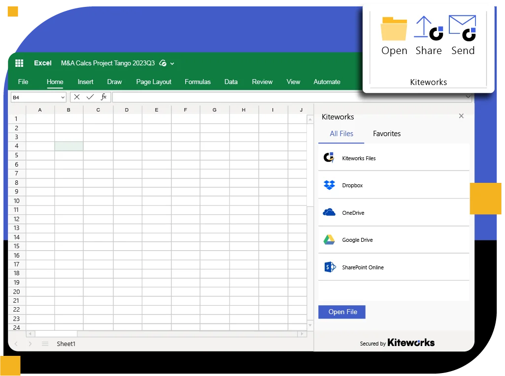 Share Word, Excel, and PowerPoint Documents Securely and Easily