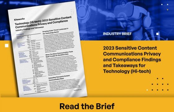 Technology (Hi-tech): 2023 Sensitive Content Communications Privacy and Compliance