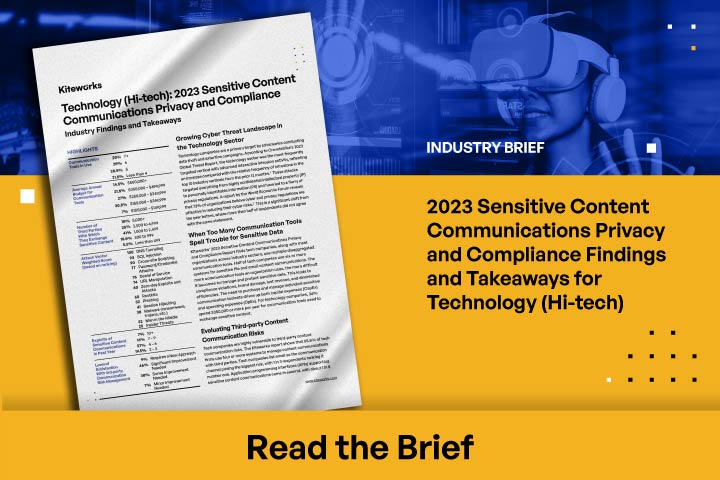 Technology (Hi-tech): 2023 Sensitive Content Communications Privacy and Compliance