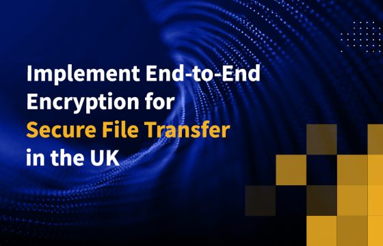 Implement End-to-End Encryption for Secure File Transfer in the UK