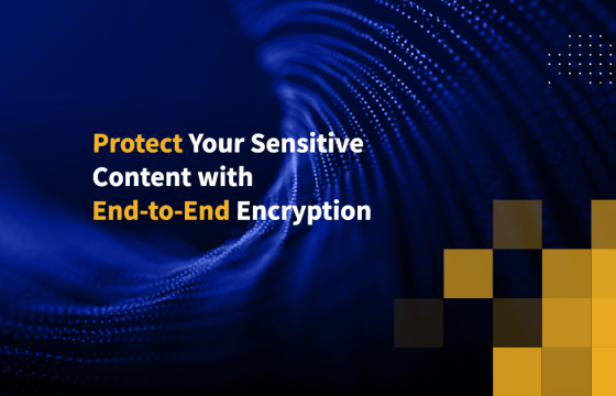 Protect Your Sensitive Content with End-to-End Encryption