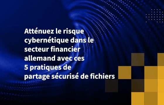 Atténuez le risque cybernétique dans le secteur financier allemand avec ces 5 pratiques de partage sécurisé de fichiers