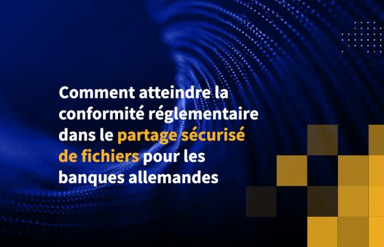 Comment atteindre la conformité réglementaire dans le partage sécurisé de fichiers pour les banques allemandes