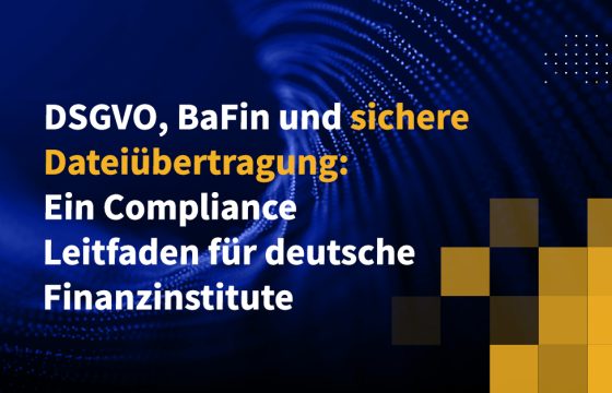 DSGVO, BaFin und sichere Dateiübertragung: Ein Compliance-Leitfaden für deutsche Finanzinstitute