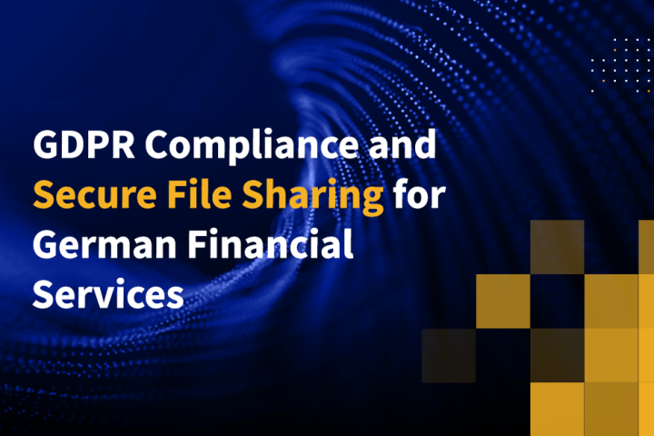 GDPR Compliance and Secure File Sharing for German Financial Services
