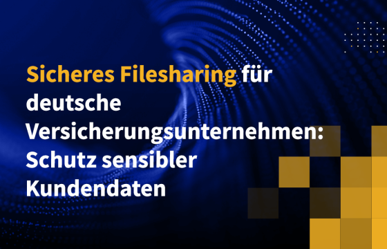 Sicheres Filesharing für deutsche Versicherungsunternehmen: Schutz sensibler Kundendaten