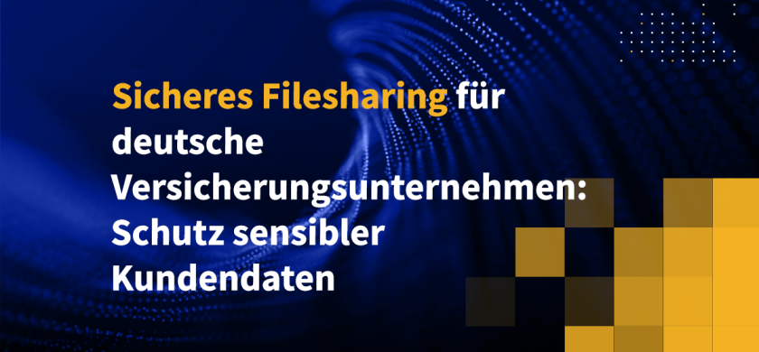 Sicheres Filesharing für deutsche Versicherungsunternehmen: Schutz sensibler Kundendaten