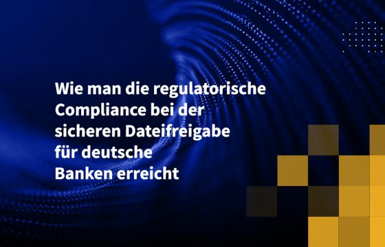 Wie man die regulatorische Compliance bei der sicheren Dateifreigabe für deutsche Banken erreicht