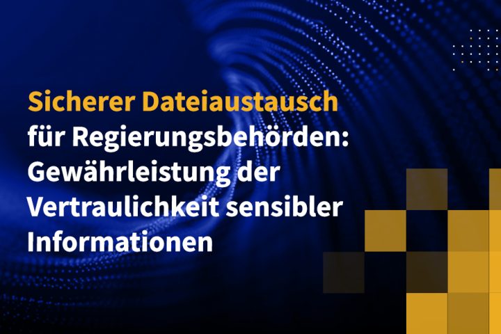 Sicherer Dateiaustausch für Regierungsbehörden: Gewährleistung der Vertraulichkeit sensibler Informationen
