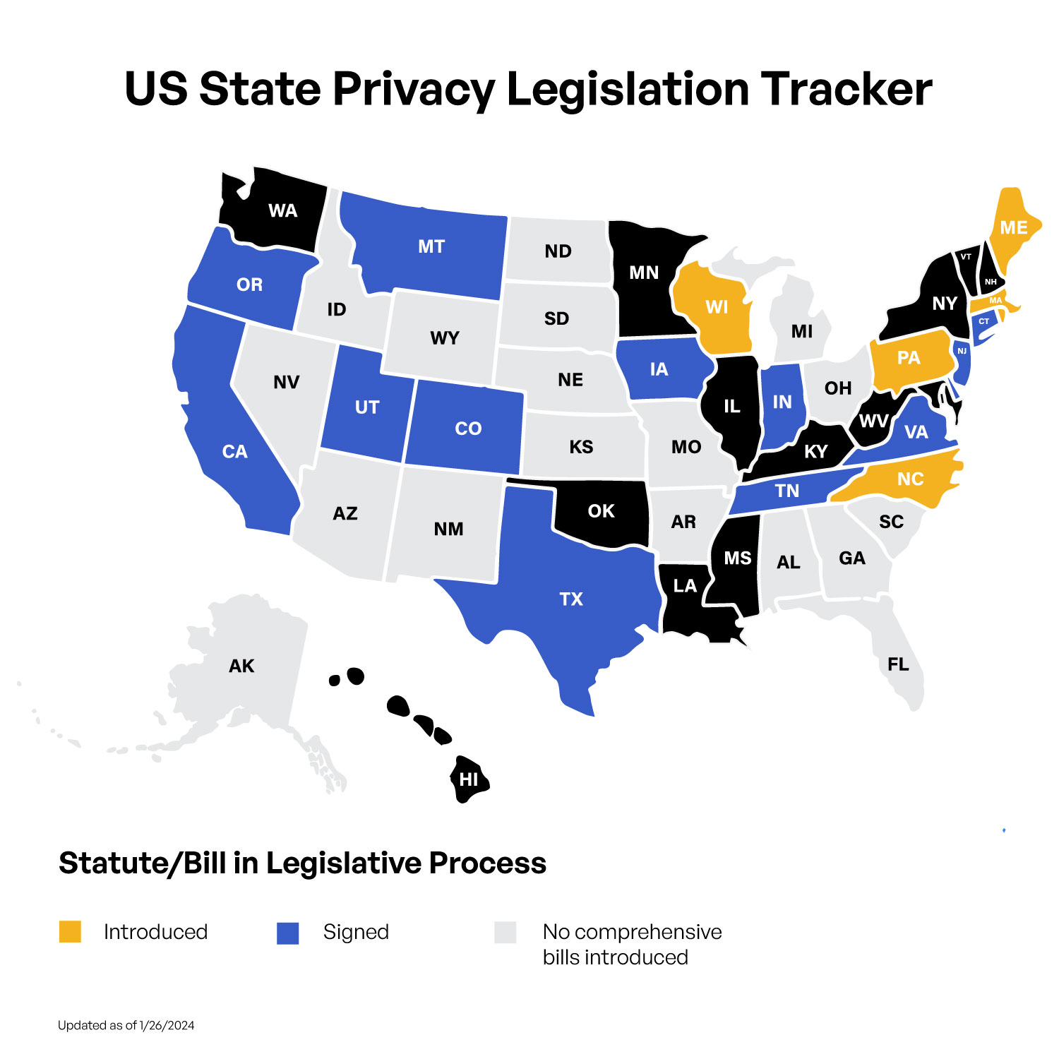 US State Privacy Legislation Tracker