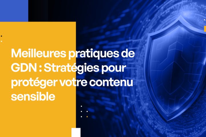 Meilleures pratiques de GDN : Stratégies pour protéger votre contenu sensible