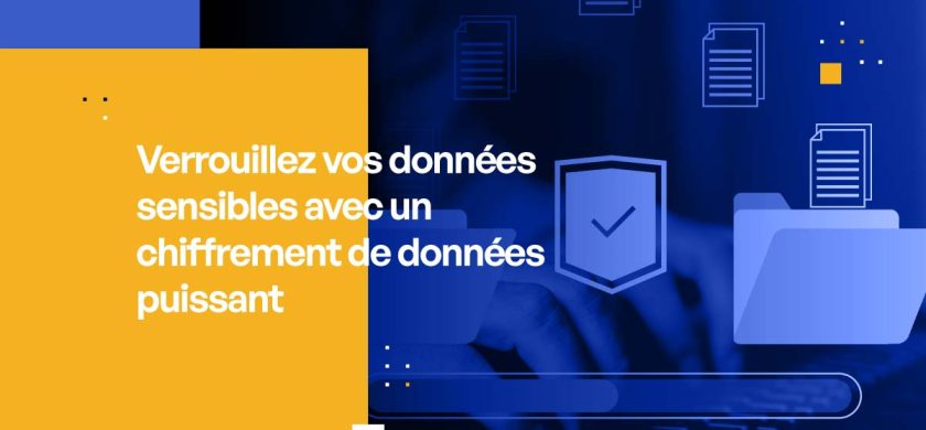 Verrouillez vos données sensibles grâce à un puissant cryptage des données