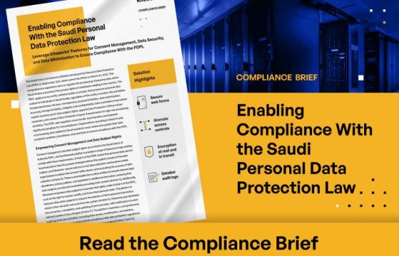 Enabling Compliance With the Saudi Personal Data Protection Law