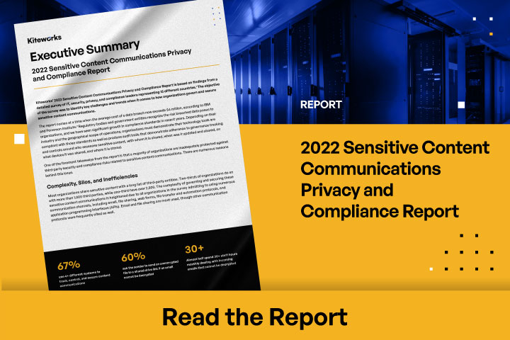 Executive Summary – 2022 Sensitive Content Communications Privacy and Compliance Report
