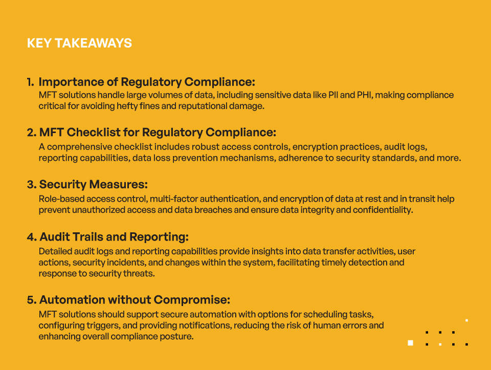 MFT for Regulatory Compliance: Your Complete Checklist