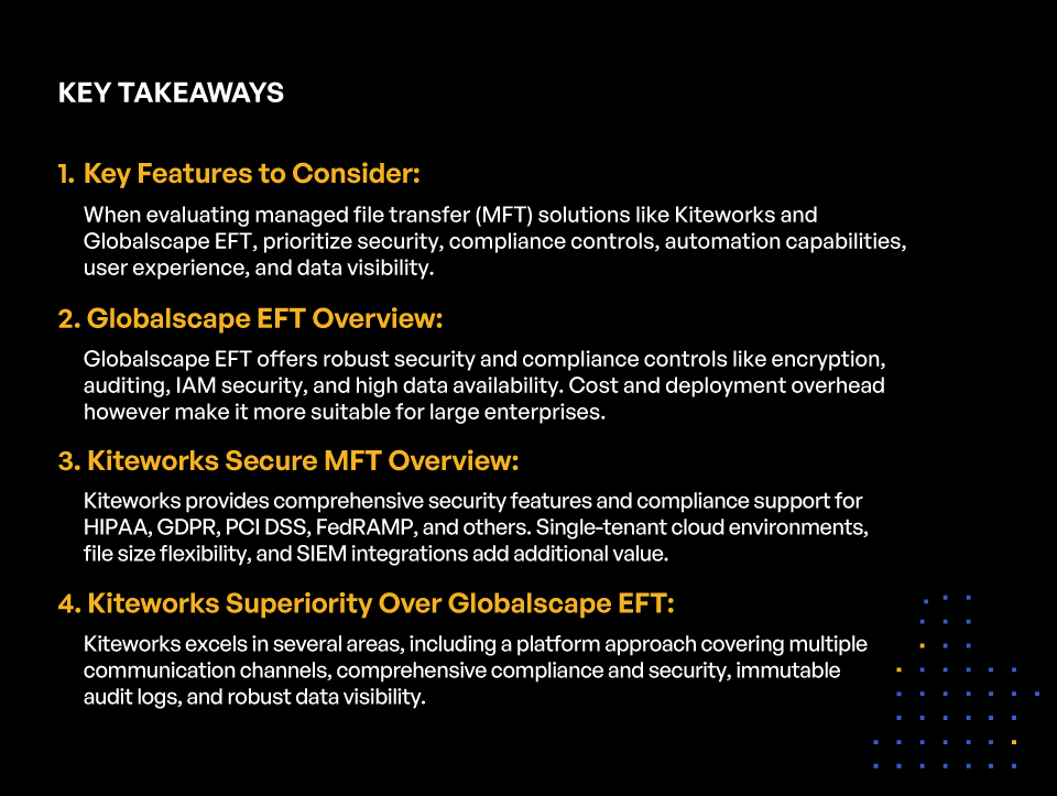 Managed File Transfer Software Buyer's Guide - Key Takeaway